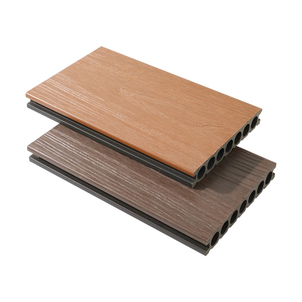 Koextrúzia WPC so siedmimi otvormi (jednostranná hrubá textúra)